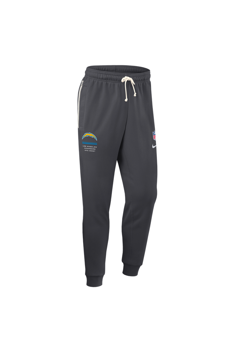 Men's Nike Charcoal Los Angeles Chargers Sideline Standard Issue Touchback Kick Dri-FIT Taper Pants, Alternate, color, Charcoal