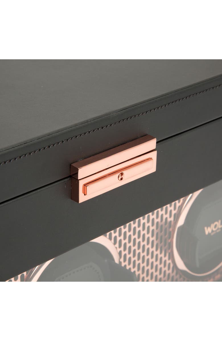 WOLF Axis Triple Watch Winder with Storage, Alternate, color, Copper
