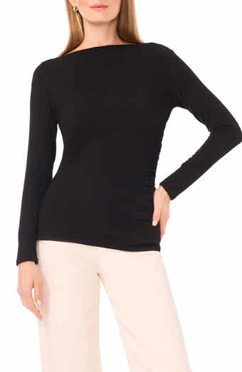 Halogen® Boat Neck Long Sleeve Top