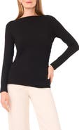 Halogen® Boat Neck Long Sleeve Top