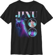 KPop Demon Hunters Boys' Jinu Saja Boy Collage Graphic Short Sleeve T-Shirt