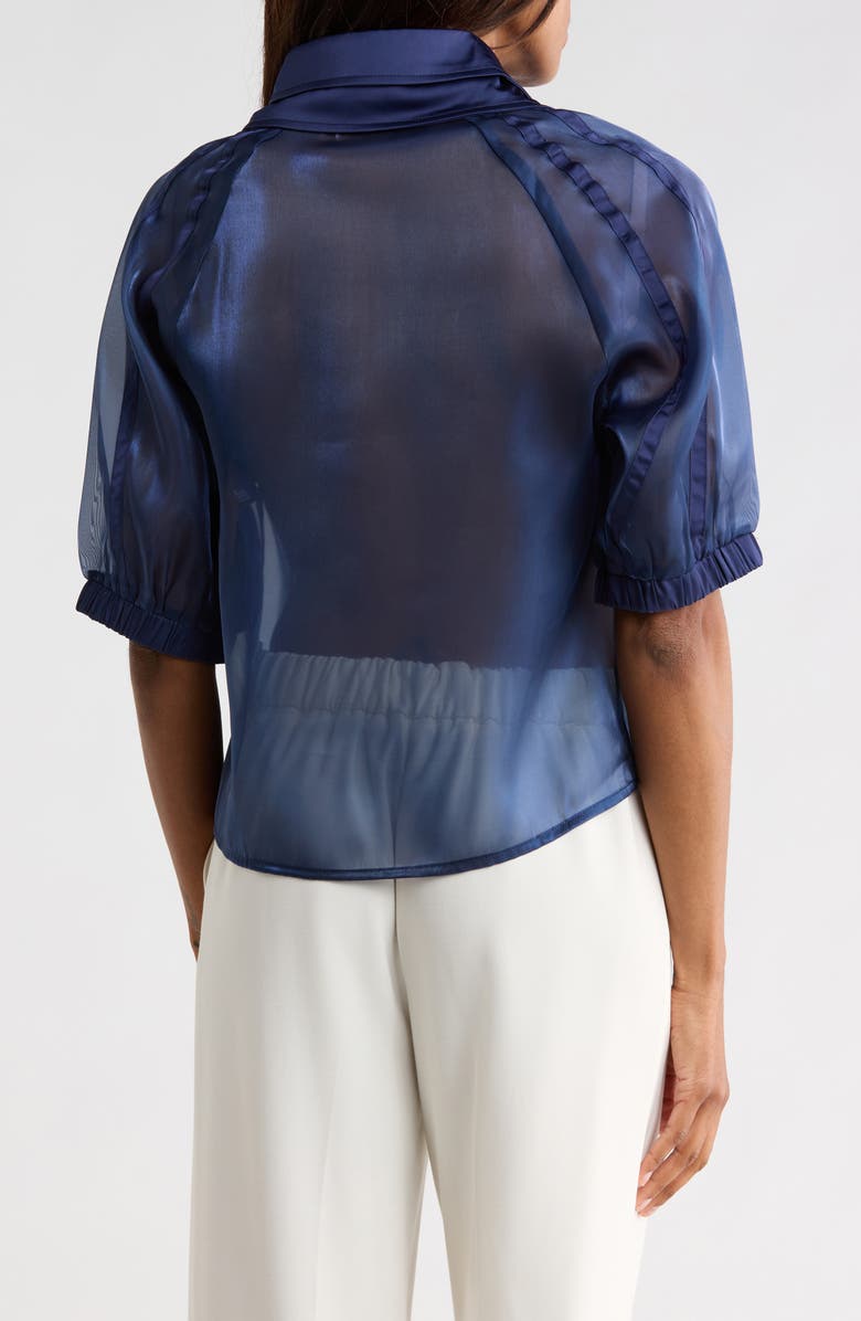 CIEBON Vassana Button Up Top, Alternate, color, Navy