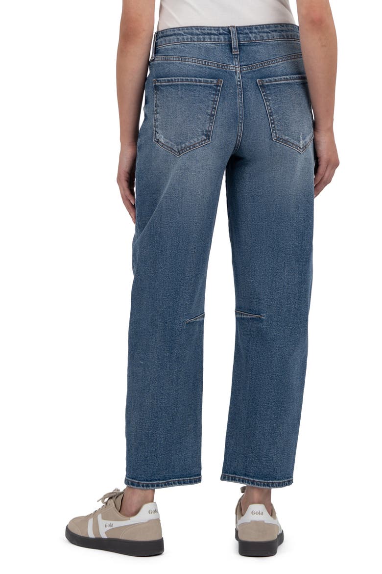 Ashley High Waist Slouchy Barrel Leg Jeans, Alternate, color, IMPROVING