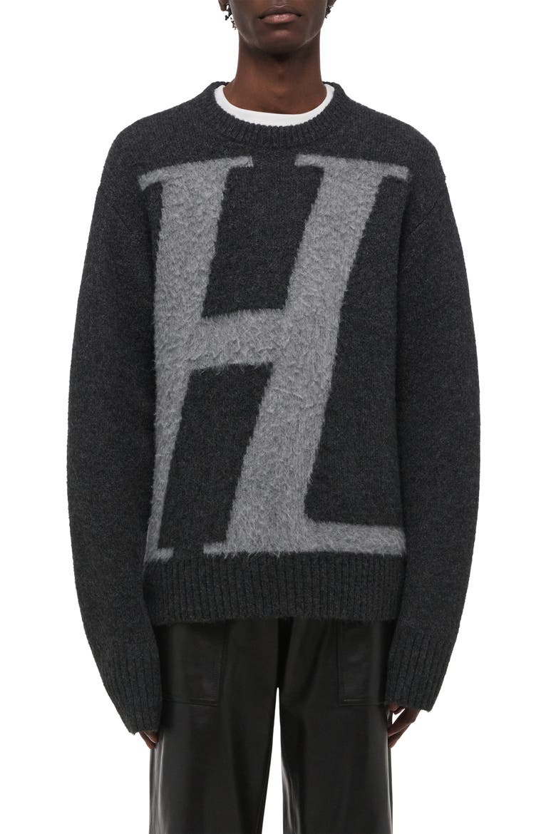 Logo Sweater, Main, color, GRAPHITE