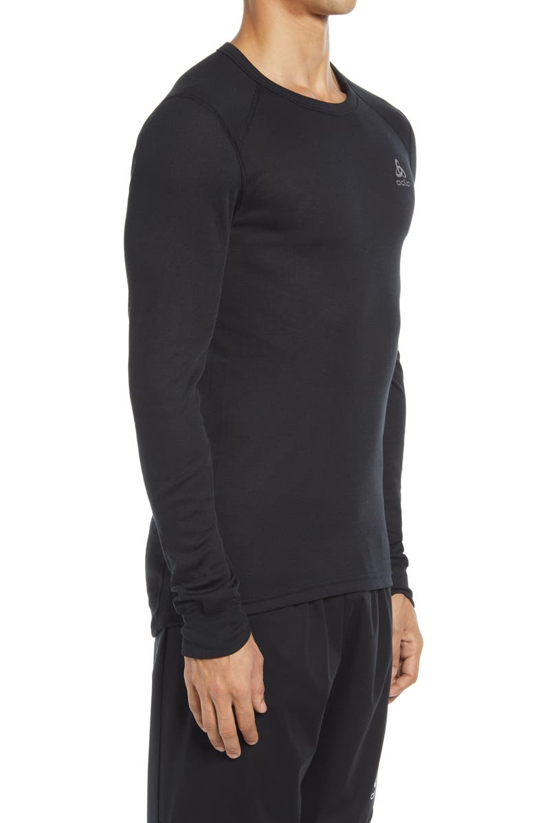 Odlo Men's Active Warm ECO Base Layer Top, Alternate, color, 