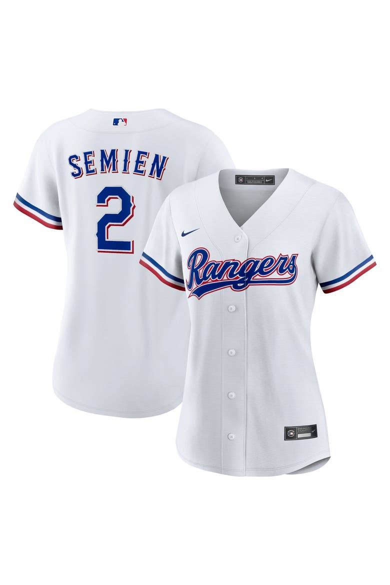 Women's Nike Marcus Semien White Texas Rangers Home Replica Player Jersey, Main, color, White