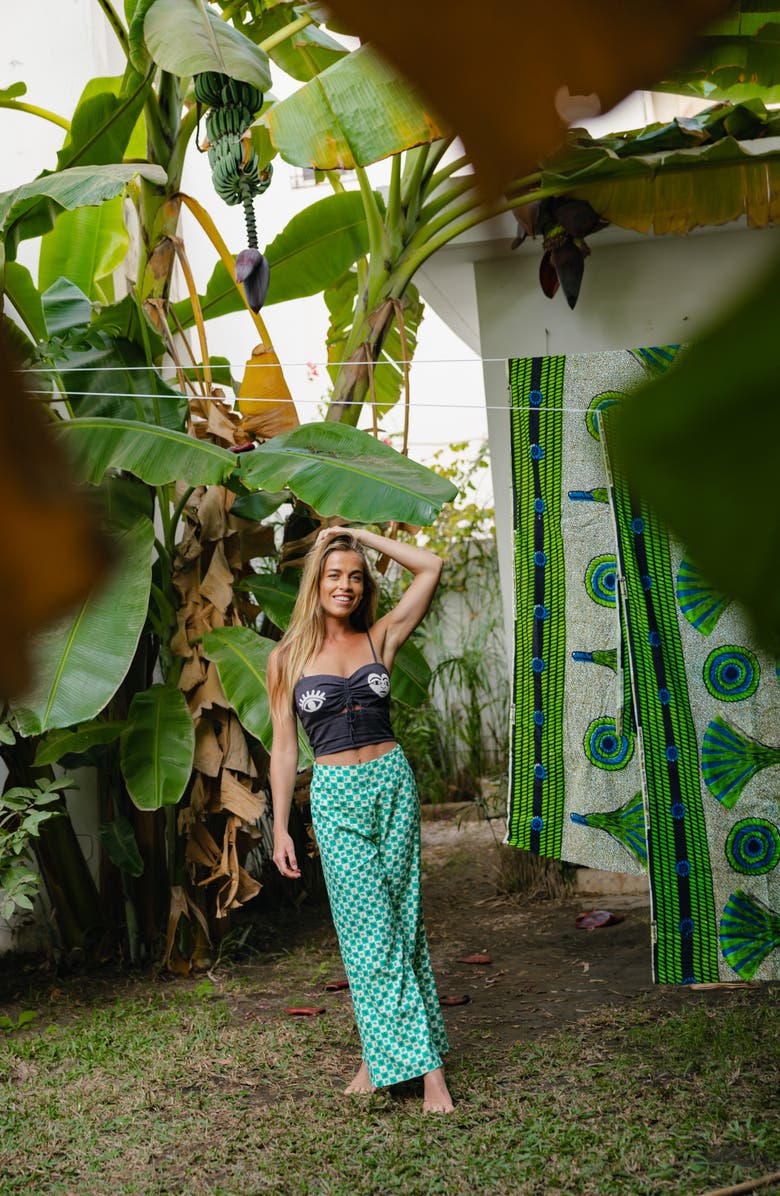 Billabong x Mami Wata So Adoable Cutout Camisole, Alternate, color, Off Black