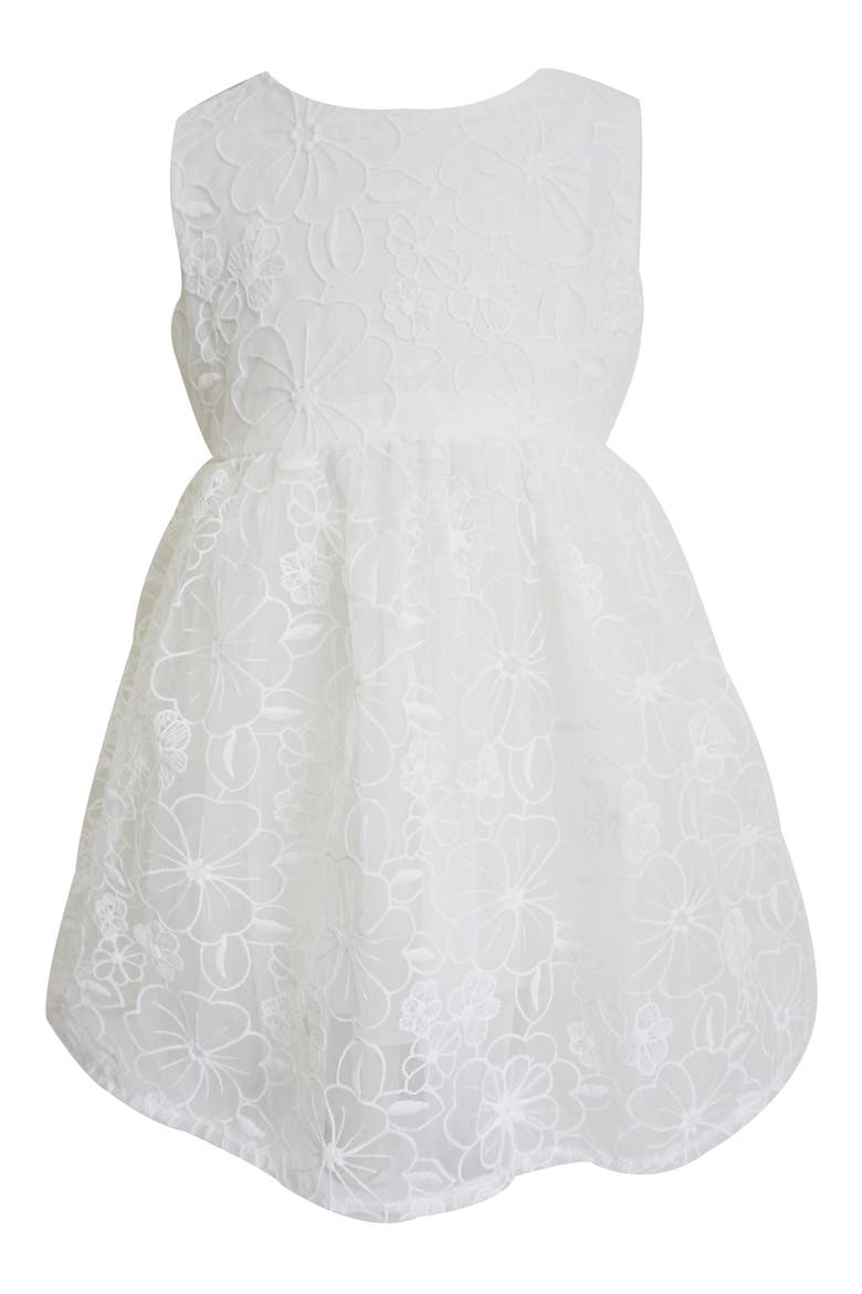 popatu birthday dress Floral Embroidered Party (Women) Purple