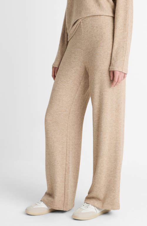 Vince Textured Knit Lounge Pant In Smokey Quartz In Neutral