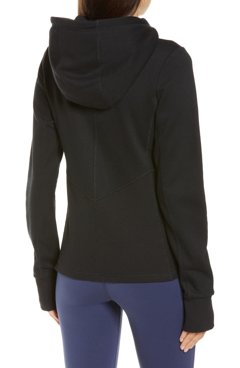 Alo Foundation Zip Hoodie, Alternate, color, 