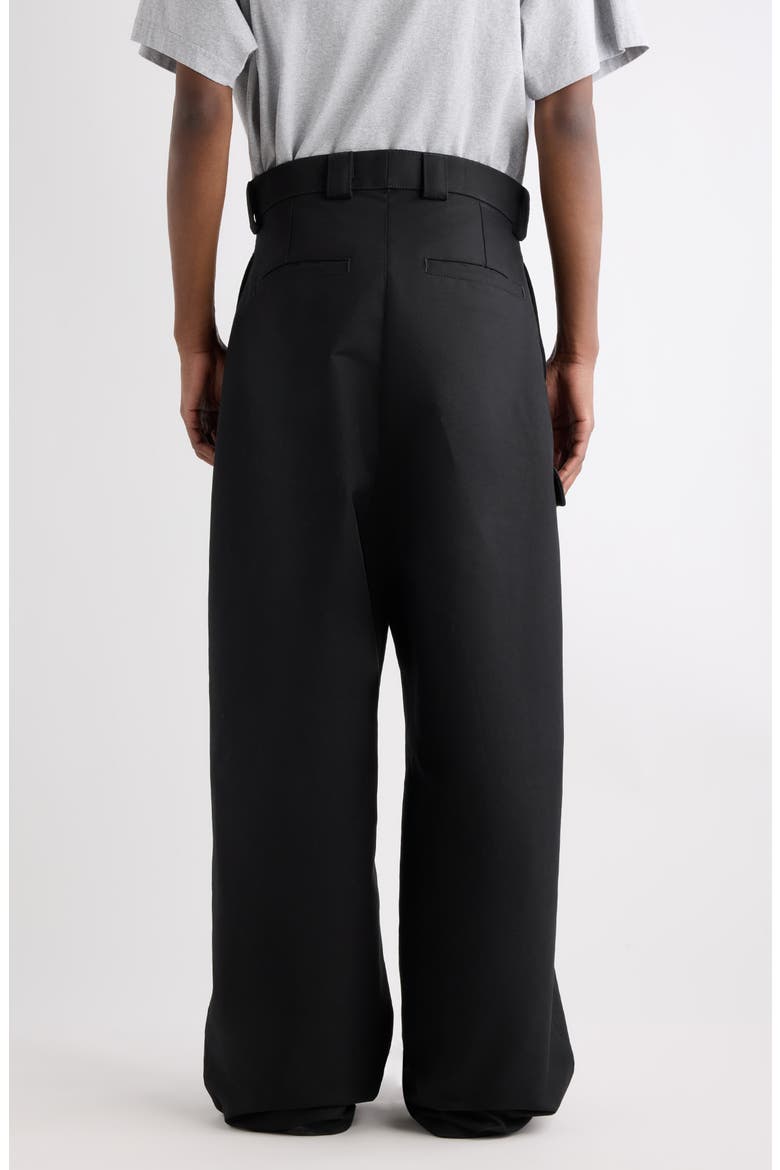 Workwear Cotton Trousers, Alternate, color, 1000 BLACK