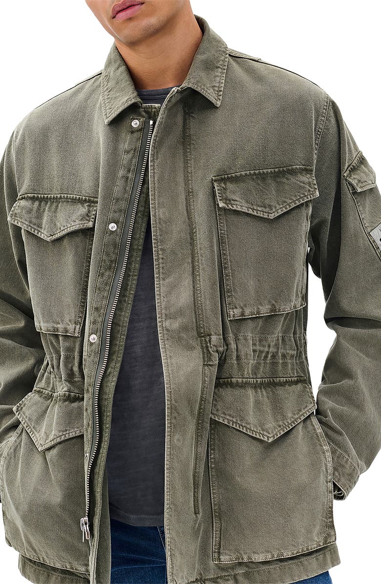 rag & bone Denim Field Jacket, Alternate, color, 