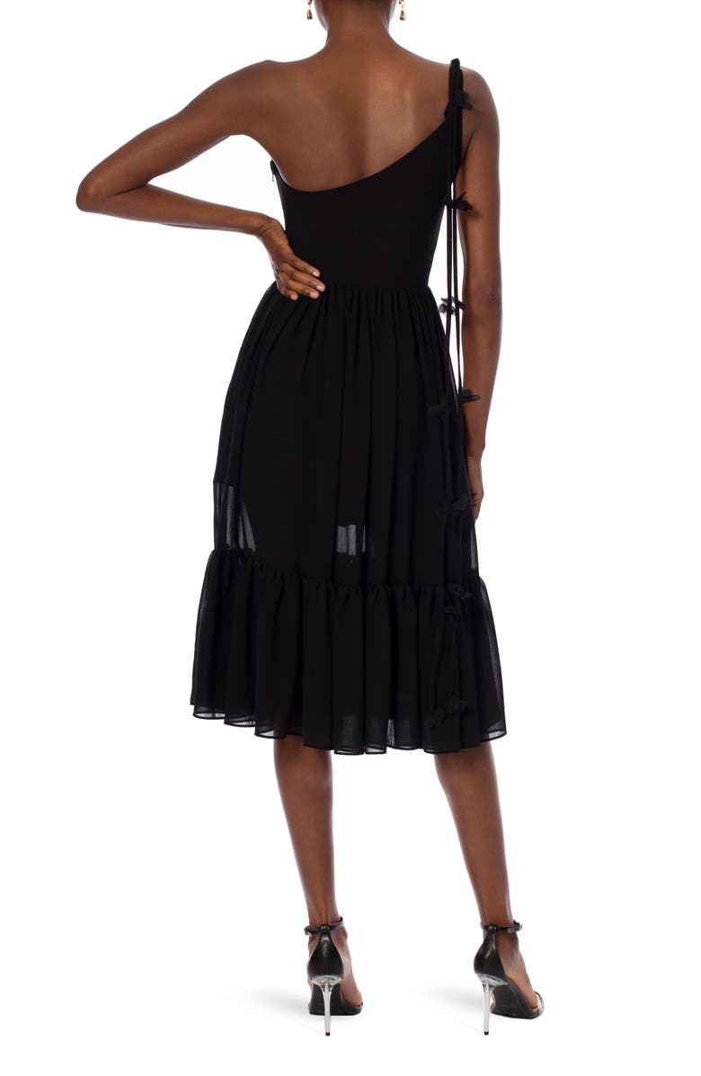 HELSI Dana One-Shoulder Fit & Flare Dress, Alternate, color,