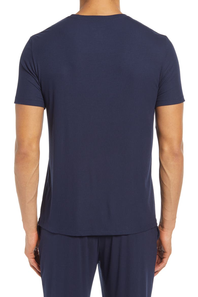 Men's Second Skin Sleep T-Shirt, Alternate, color, NAVY BLAZER