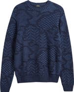 Etro Roma Wool Blend Jacquard Sweater