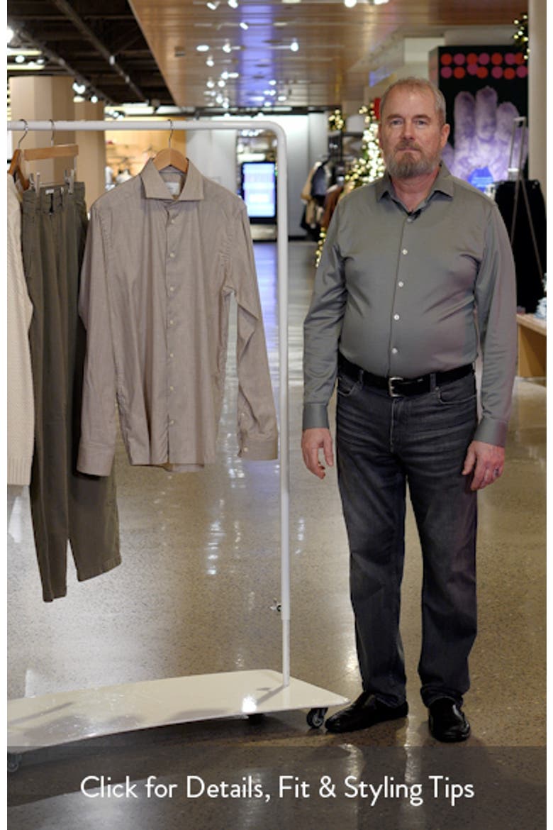 Slim Fit Flannel Dress Shirt video