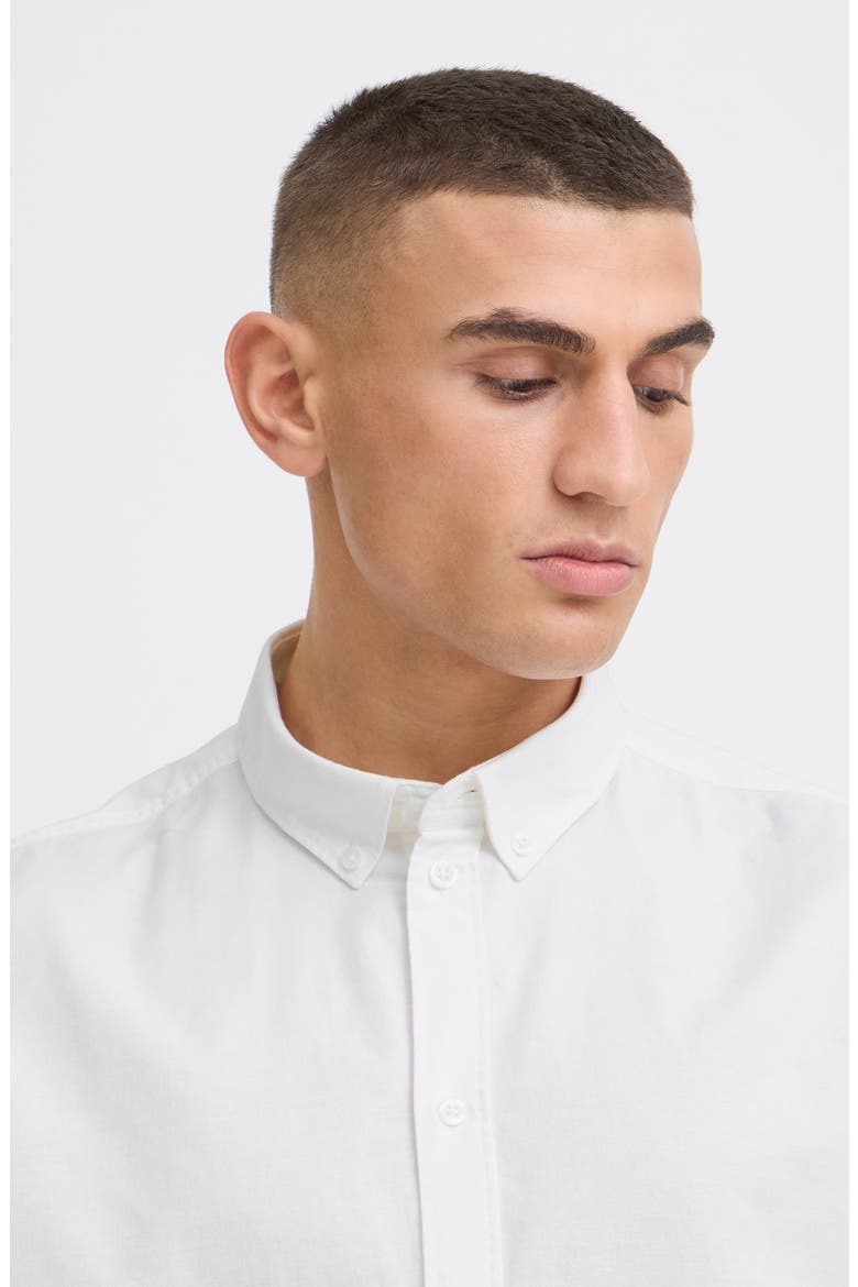 Val Stretch Cotton Button-Down Shirt, Alternate, color, WHITE