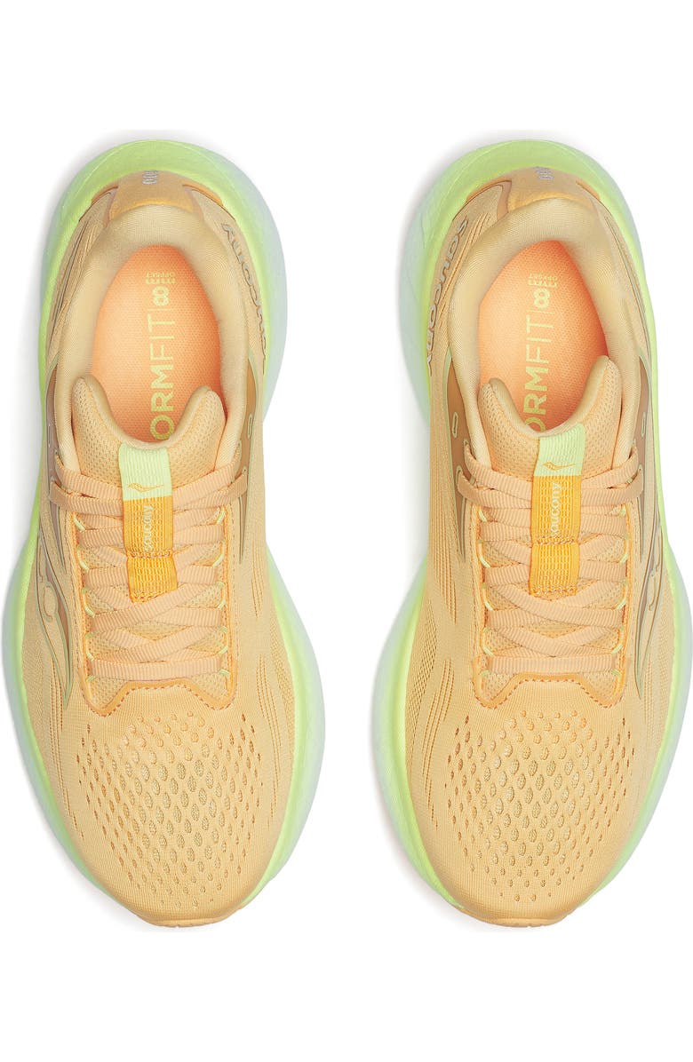 Saucony Ride 18 Running Shoe, Alternate, color, Peach/ Sunny