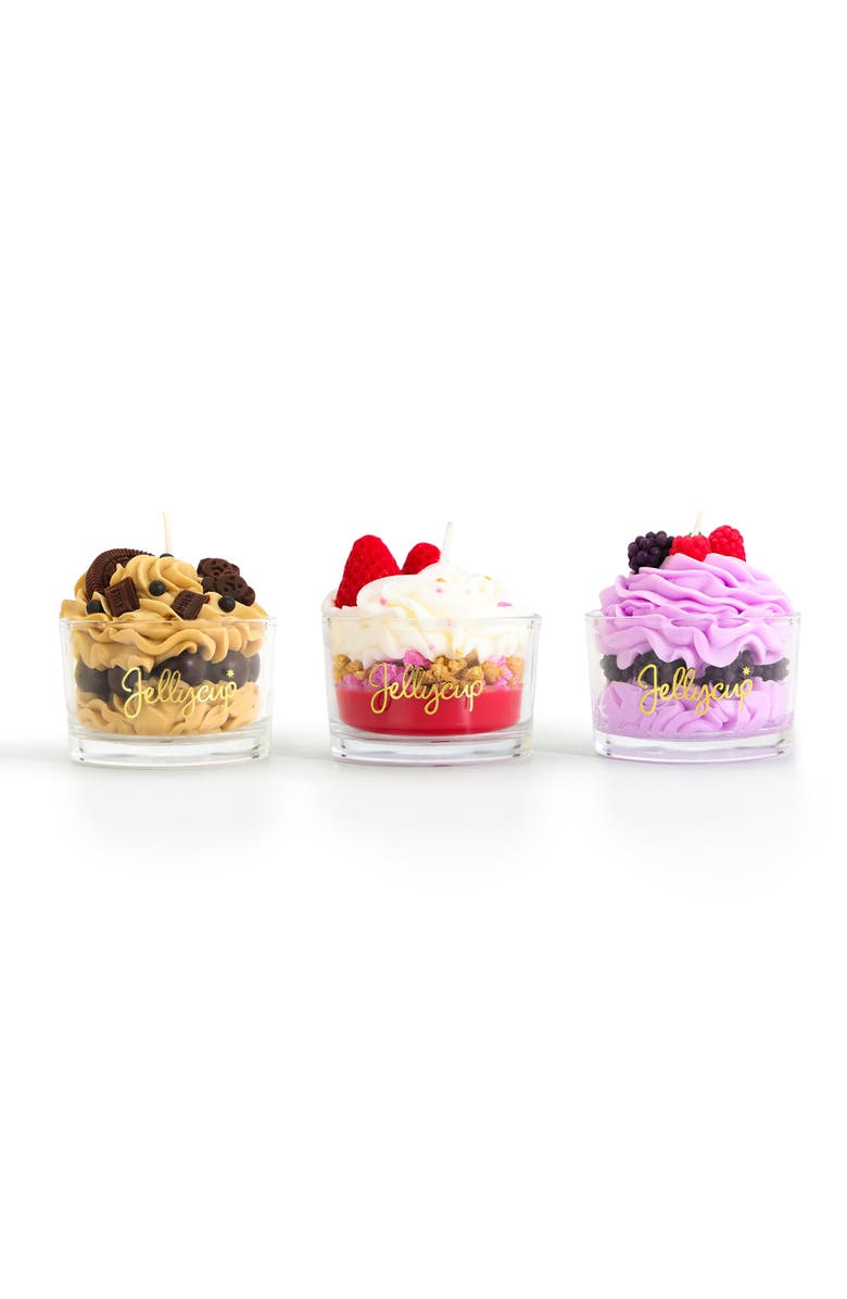 Jellycup Dessert Collection Candle Trio, Alternate, color, Set Of 3