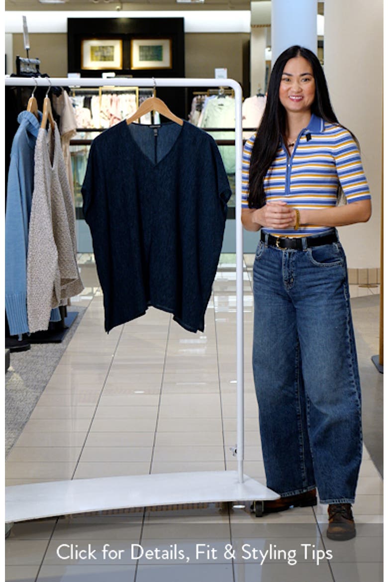 V-Neck Boxy Tunic Top video