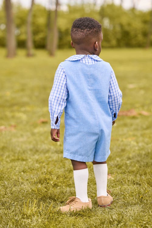 Little English Kids' Vintage Button Tab John John In Multi