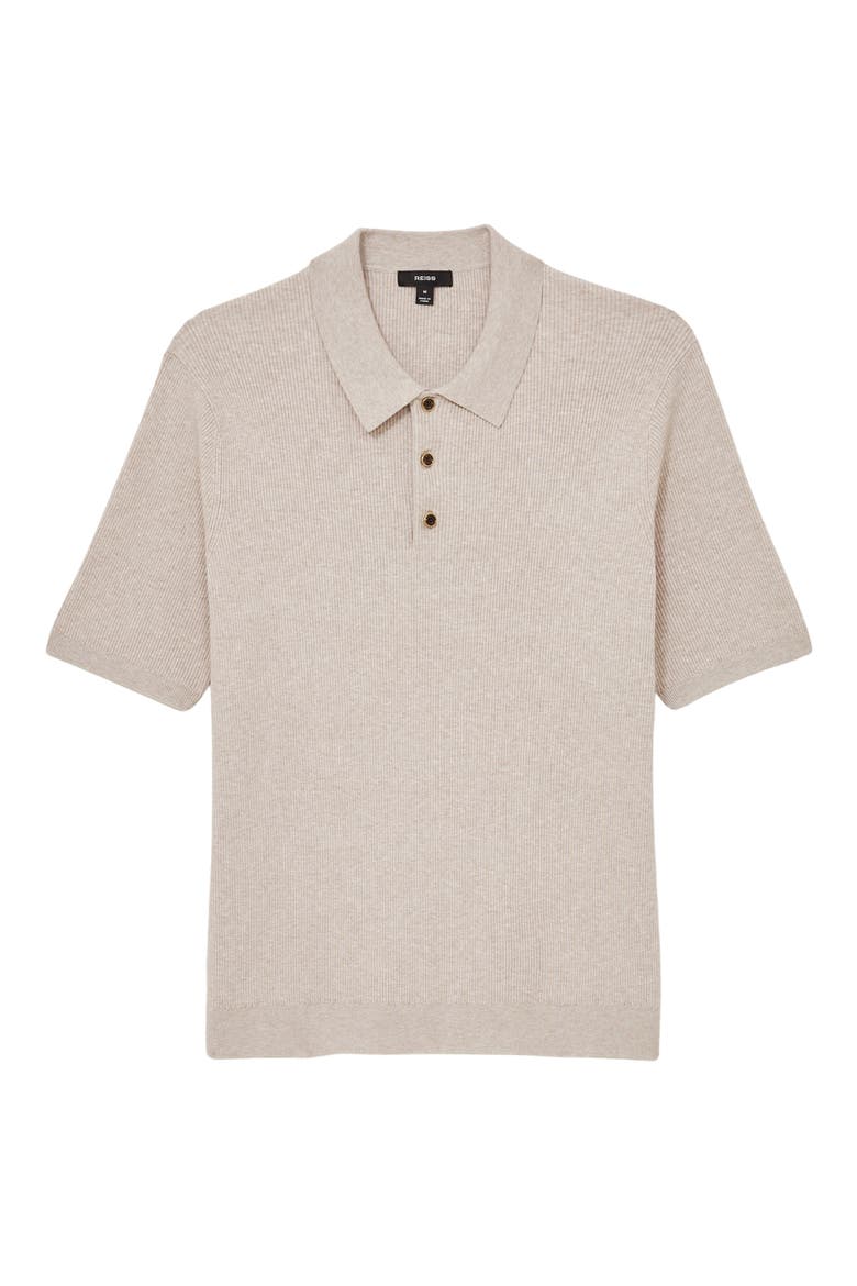 Berch Rib Polo, Alternate, color, OATMEAL
