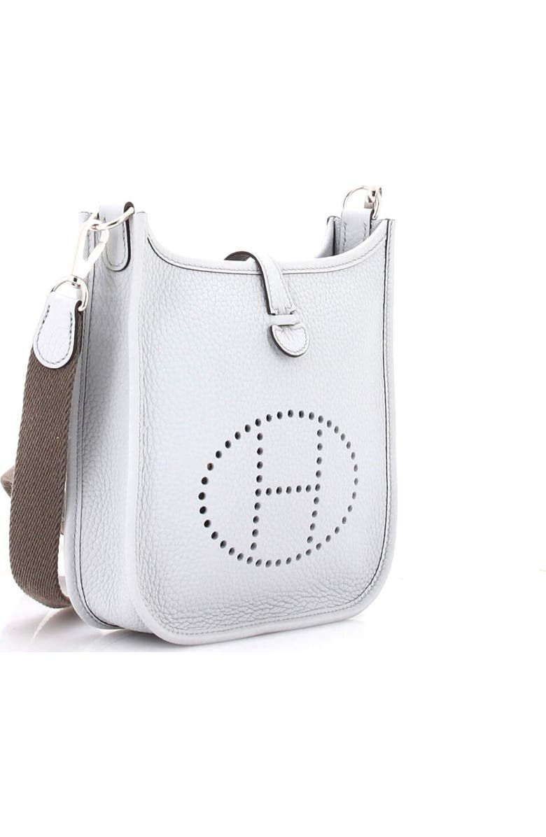 Pre-Owned Hermes Evelyne Bag Gen III Clemence TPM, Alternate, color, Bleu Pale