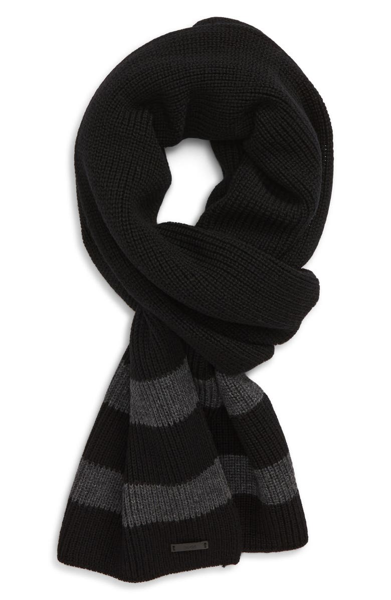 BOSS Beniamino Wool Scarf, Main, color, 