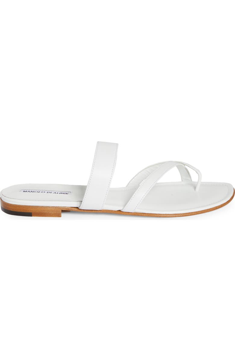 Manolo Blahnik Susa Sandal, Alternate, color, White