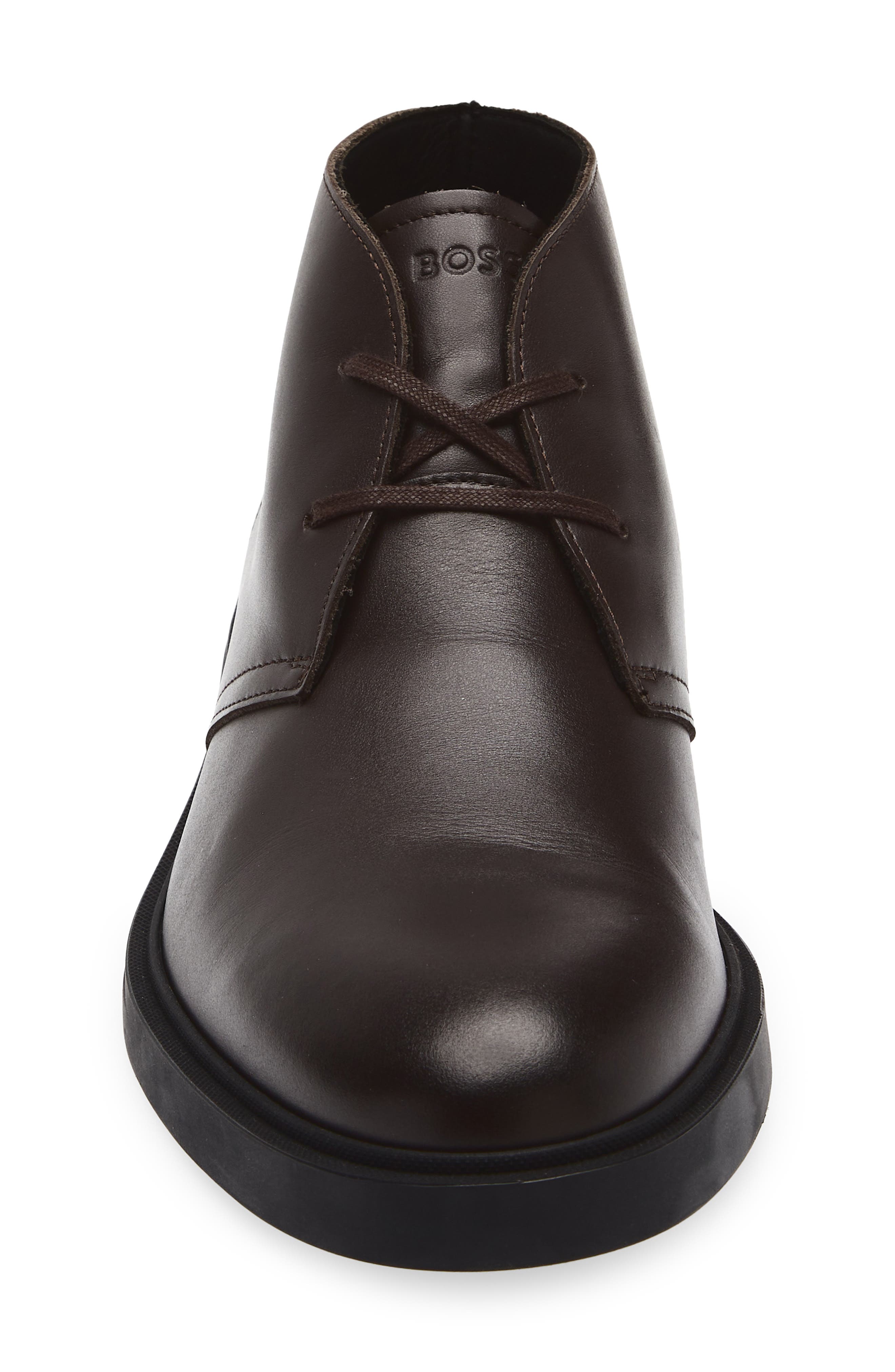 BOSS Calev Desert Chukka Boot, Alternate, color, Dark Brown