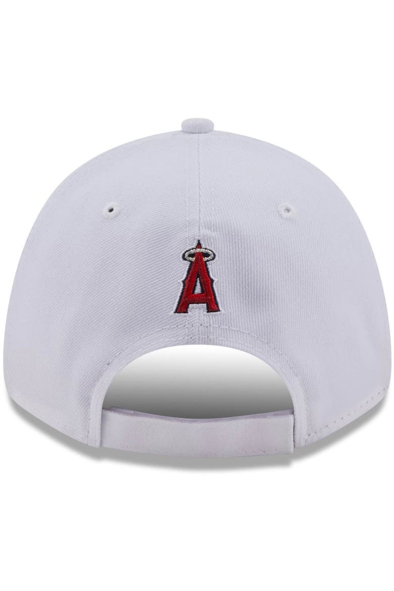 Men's New Era White Los Angeles Angels League II 9FORTY Adjustable Hat, Alternate, color, White