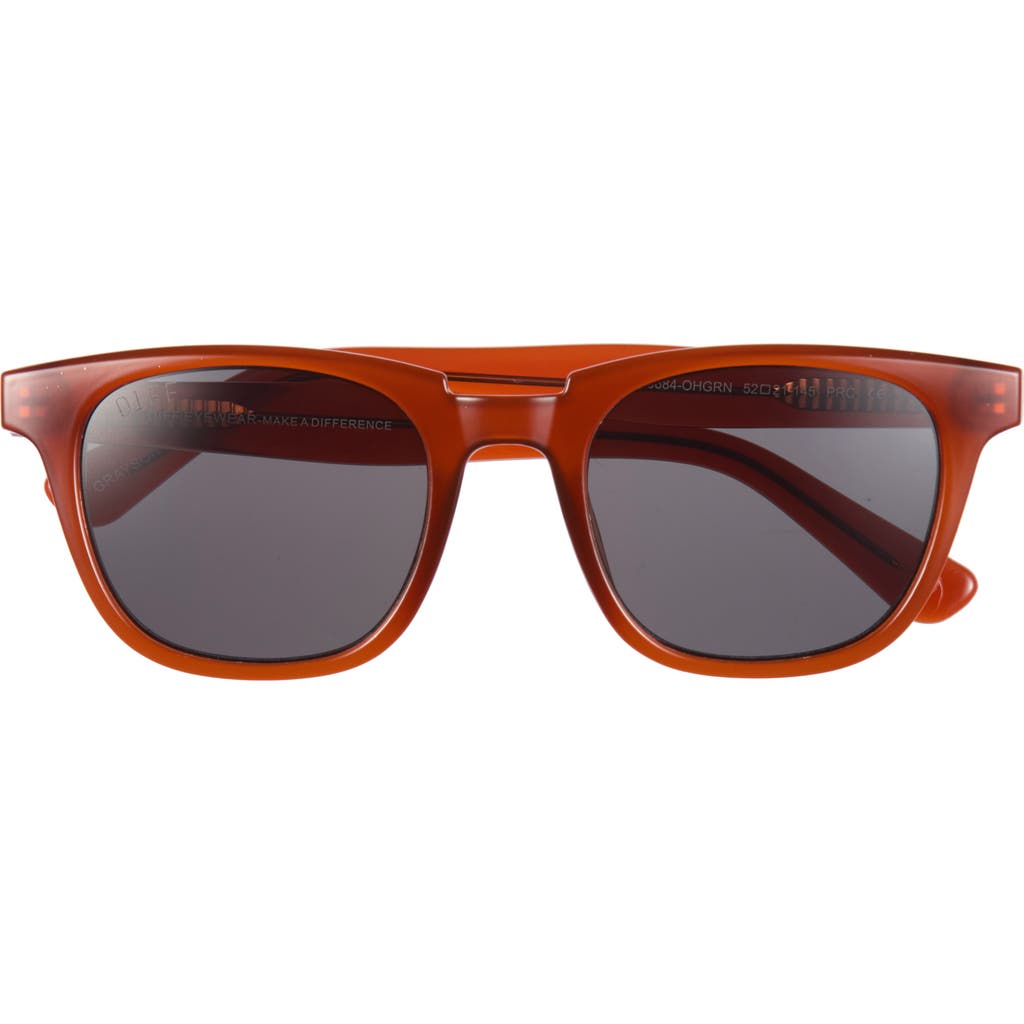 Diff Grayson 51mm Square Sunglasses In Clay Grey