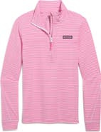 vineyard vines Microstripe Sankaty Half Zip Shep Shirt