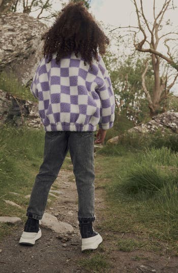 NEXT Kids' Check Fleece Jacket | Nordstrom