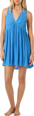 O'Neill Saltwater Solids Teddy Cover-Up Minidress