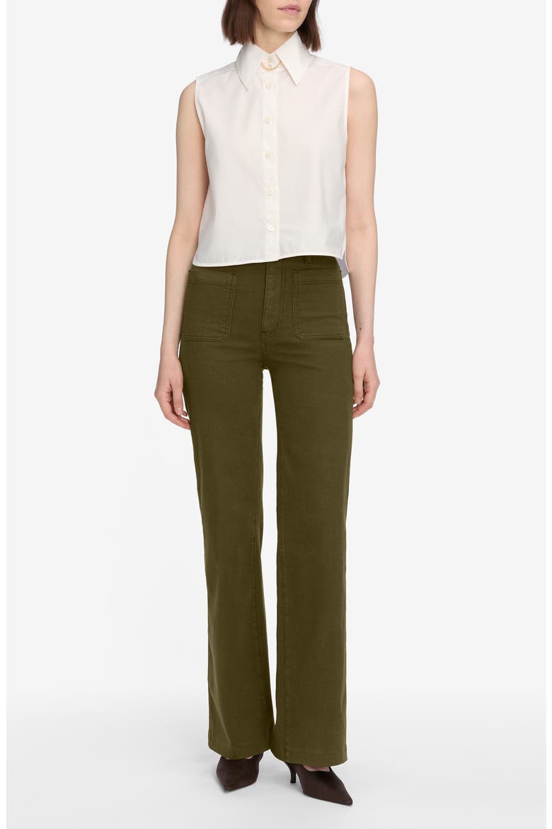 The Refined Straight Leg Pants, Alternate, color, TREE MOSS