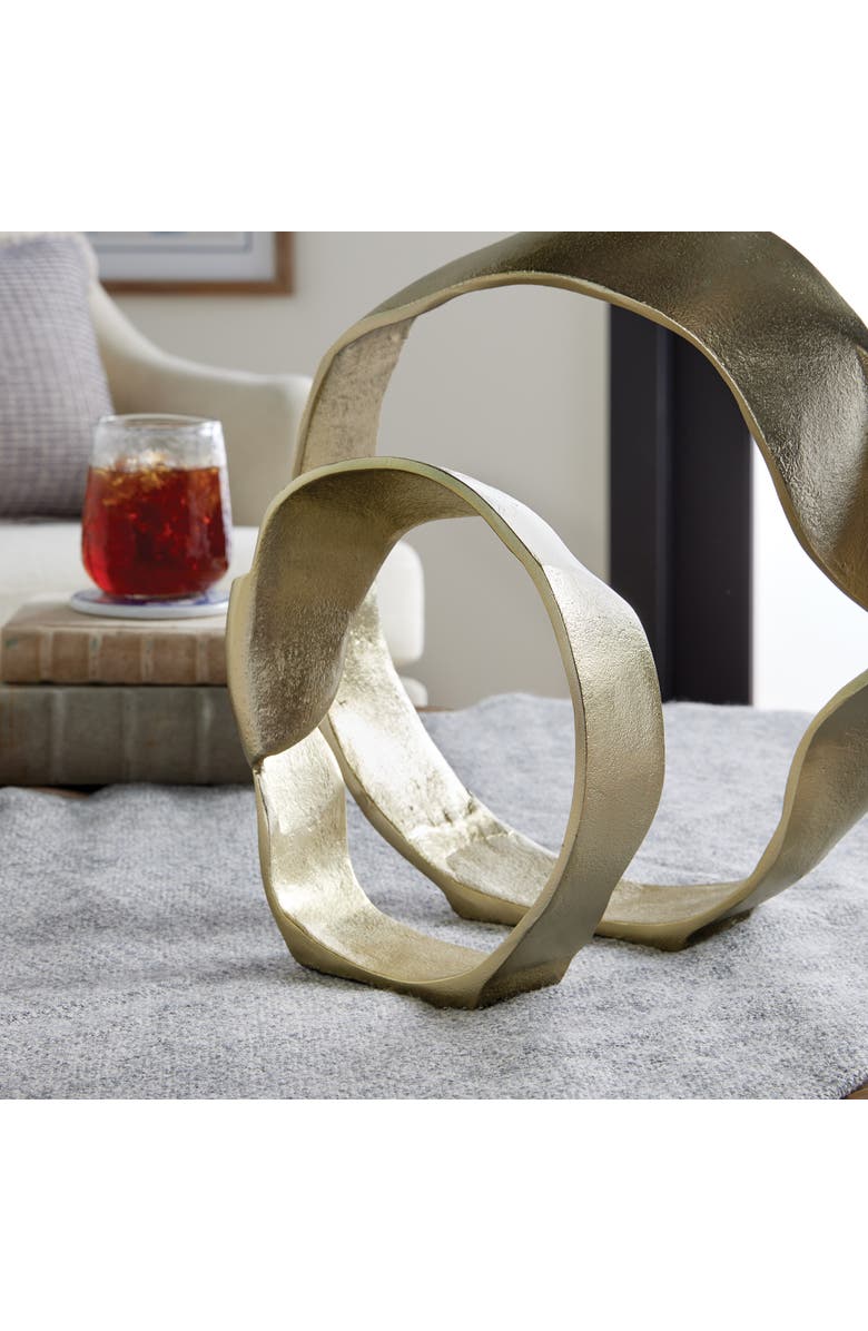 Napa Home & Garden Rowan Sculptures Decorative Objects Set of 2, Alternate, color, Gold