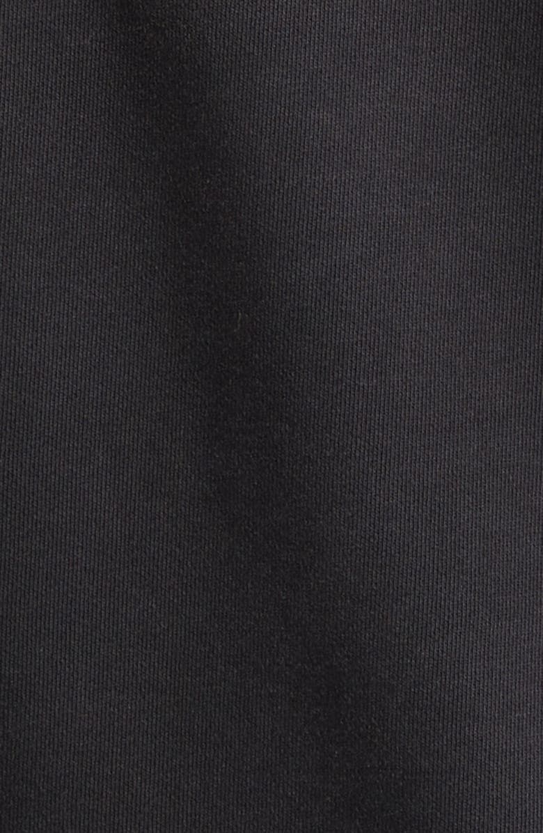 AMIRI Bones Oversize Cotton French Terry Hoodie, Alternate, color, Black