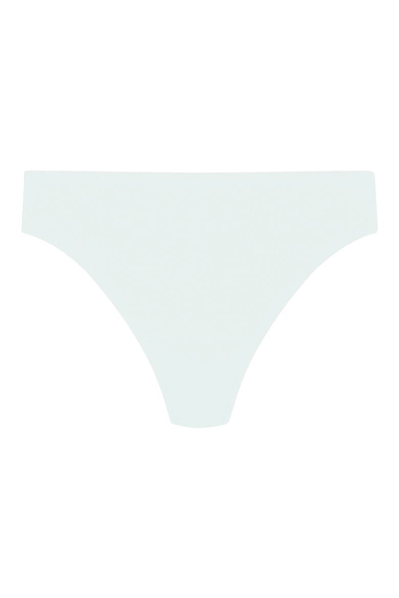 Bliss Bare Stretch Cotton Thong, Alternate, color, SKY GREEN