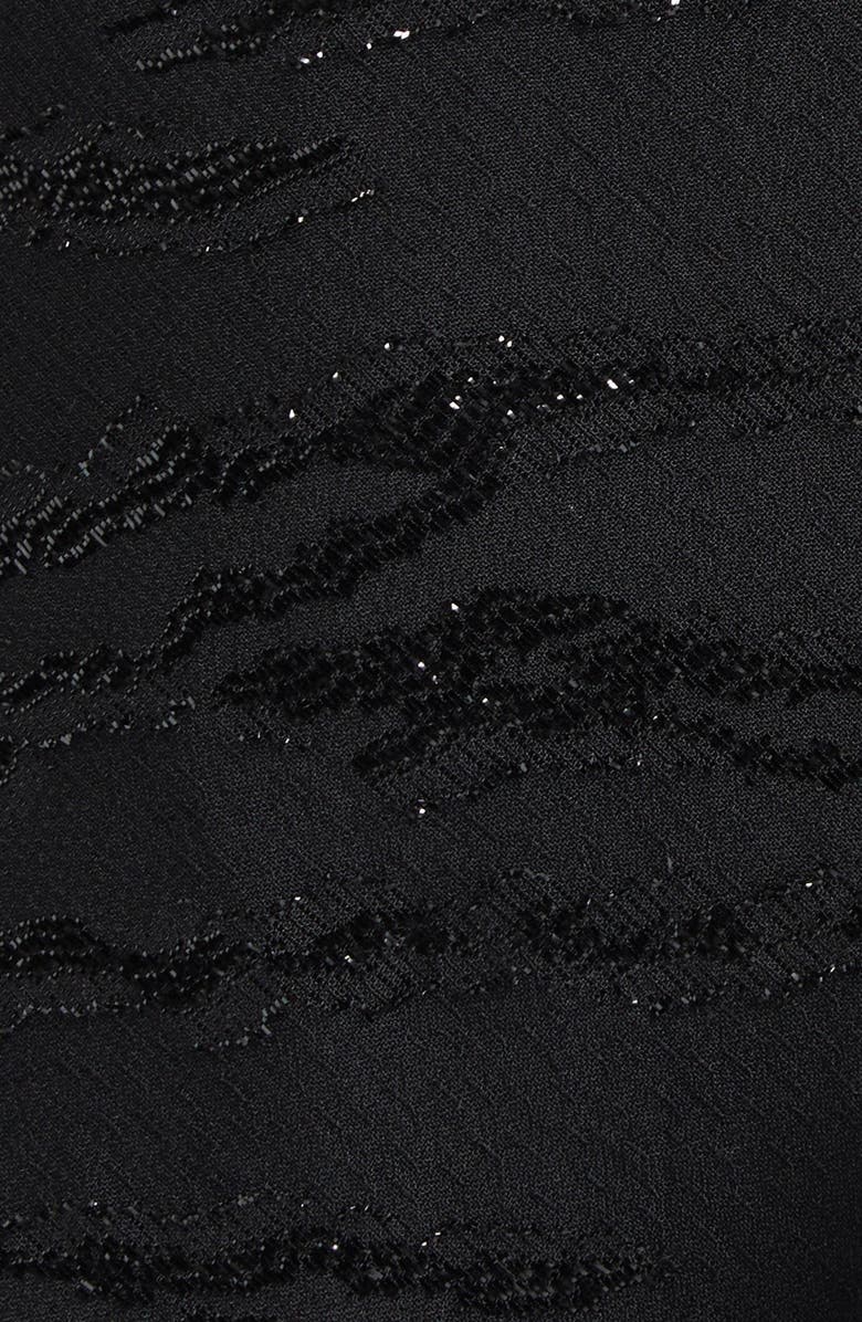 Ramy Brook Nari Metallic Sleeveless Minidress, Alternate, color, Black Lurex