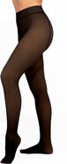 Hue Faux Sheer Fleece Lined Tights