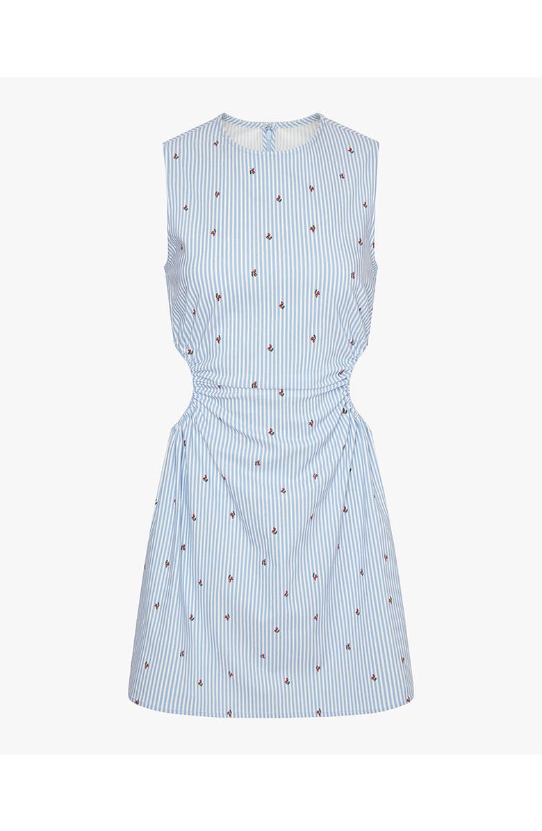 WeWoreWhat Cut Out Mini Dress, Alternate, color, Sky Multi