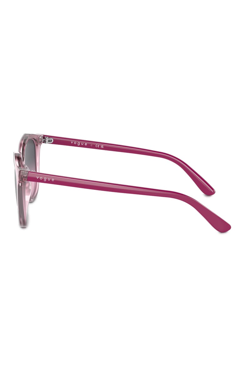 Kids' 45mm Gradient Irregular Sunglasses, Alternate, color, PURPLE