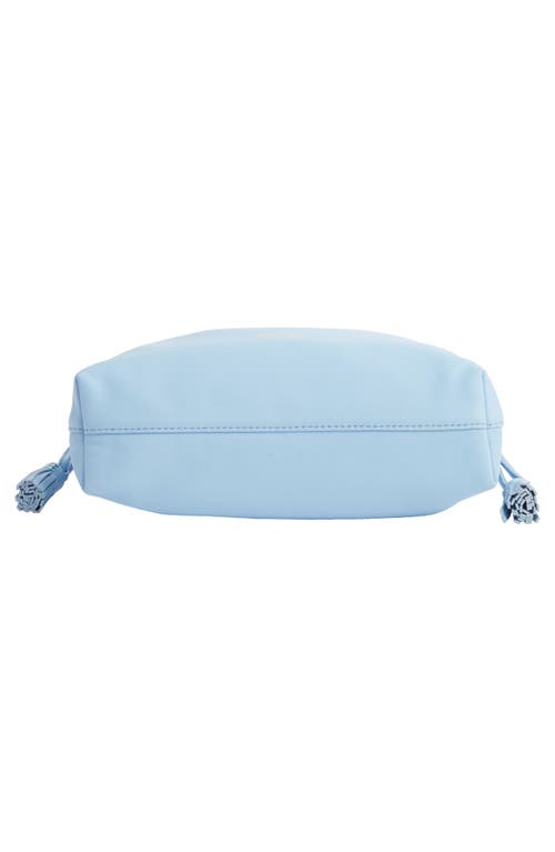 Veronica Beard Small Stash Leather Drawstring Clutch