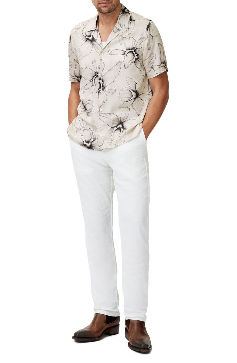 John Varvatos Dan Modal Camp Shirt, Alternate, color, 