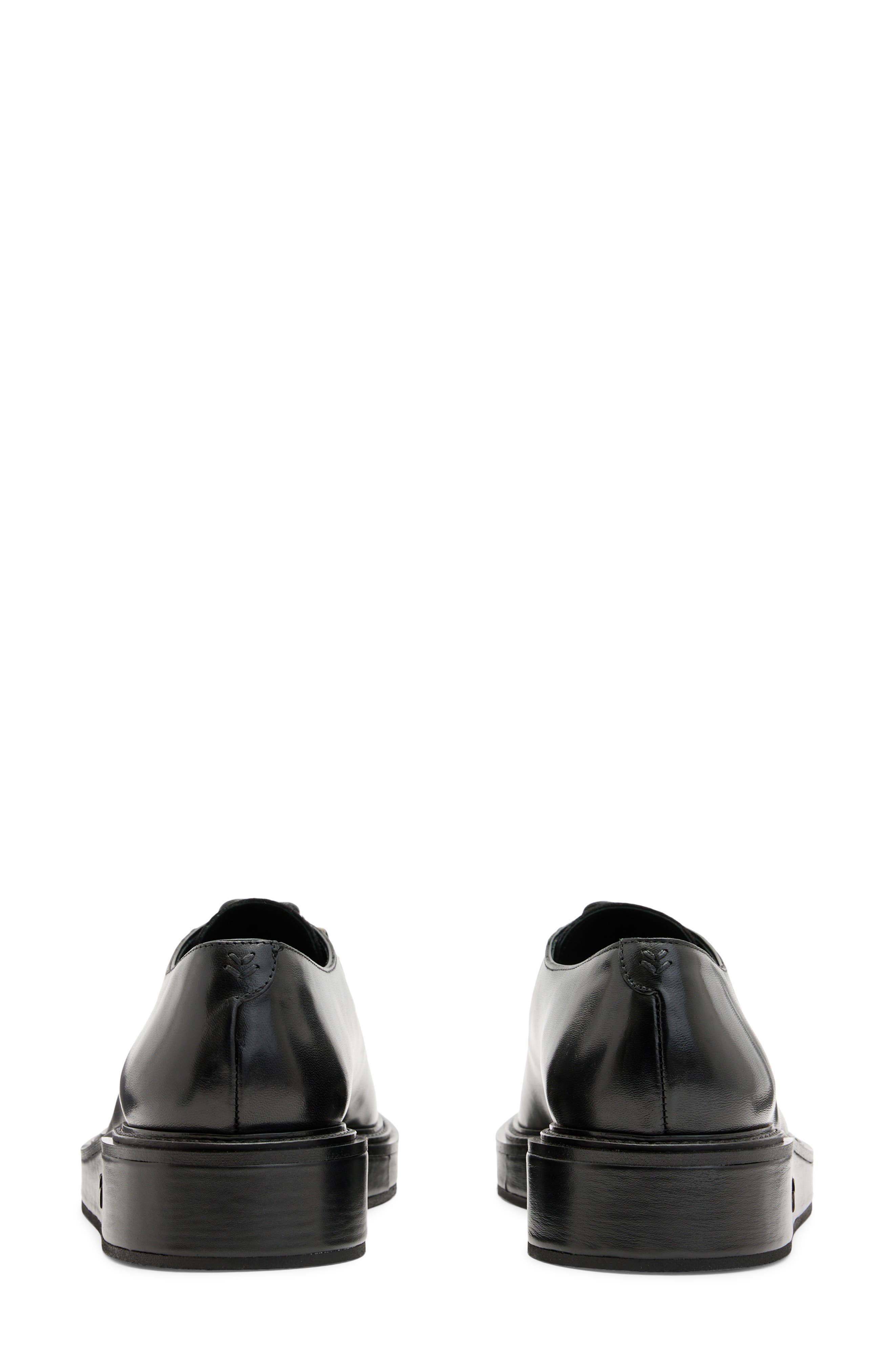 John Varvatos Von Genuine Shearling Creeper Derby, Alternate, color, Black