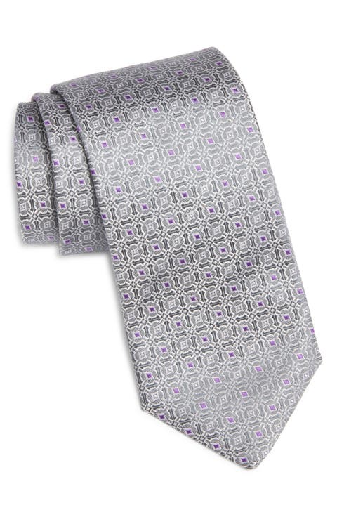 Medallion Silk Tie