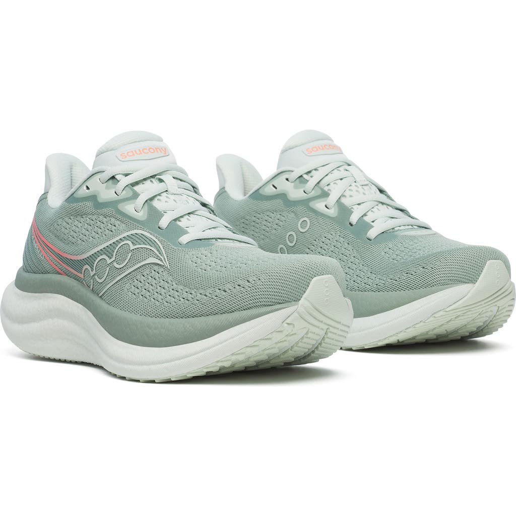 Saucony Triumph 23 Running Shoe In Green