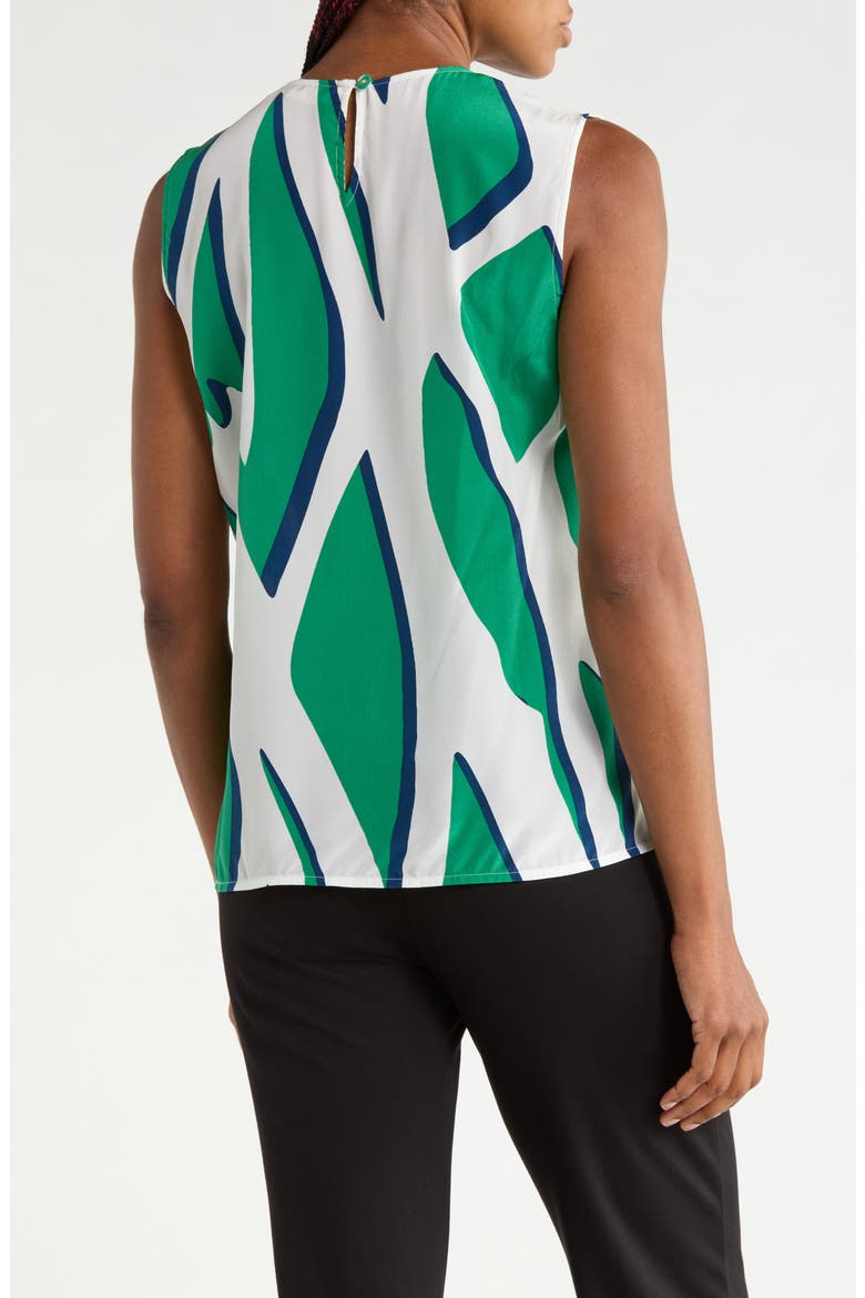 Jocelyn Silk Jersey Top, Alternate, color, SHADOW TWIGGS GIANT GREEN