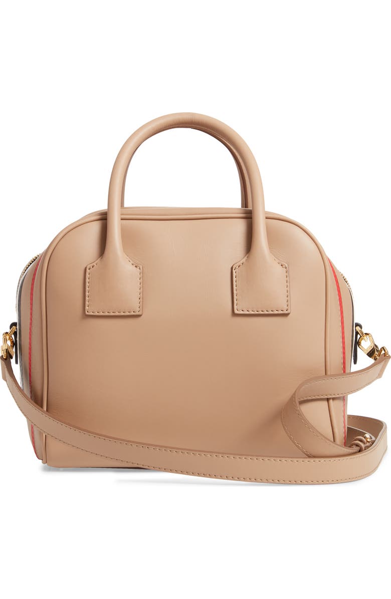 Burberry Small Leather Cube Bag, Alternate, color,